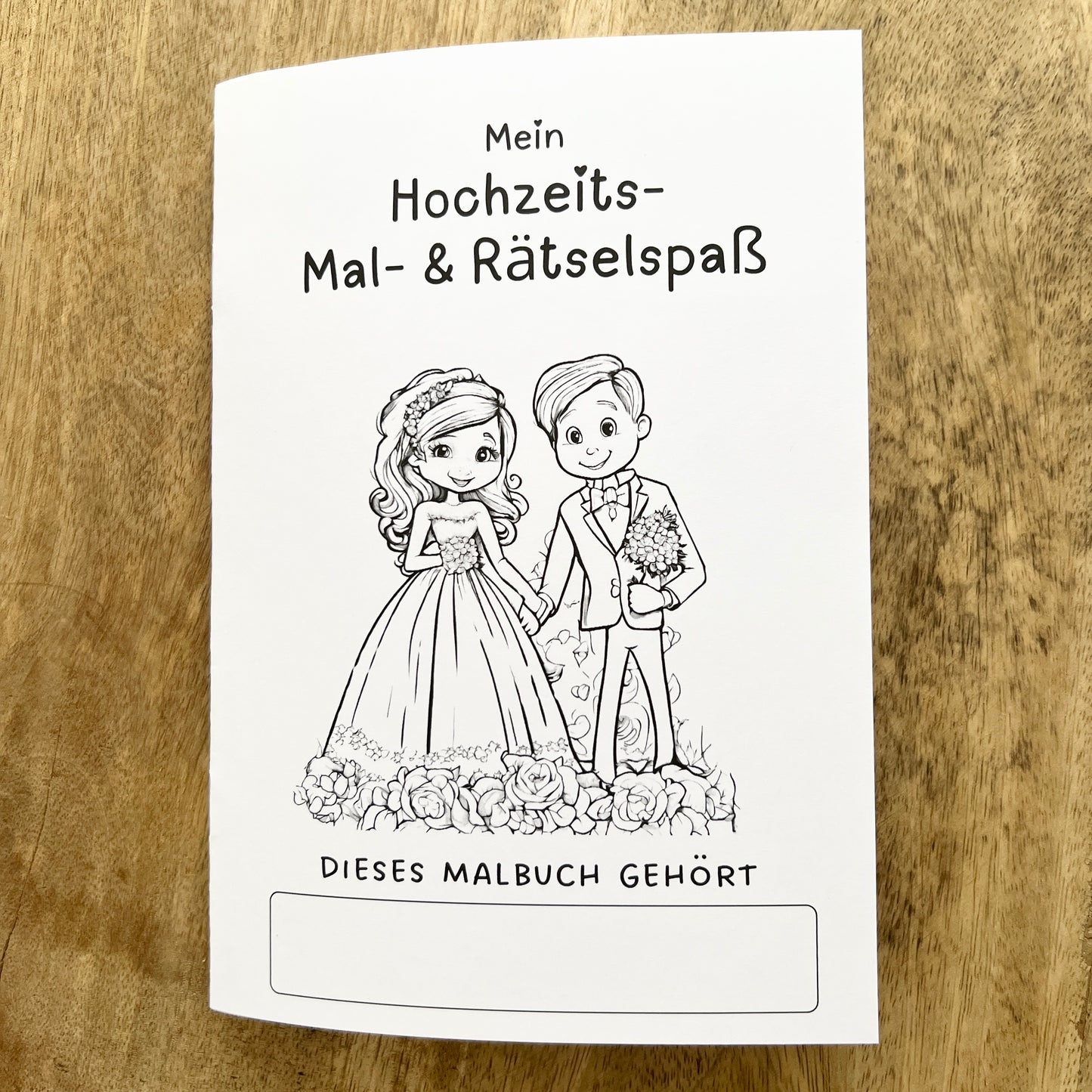 Malbuch Nr. 2 | Malbuch Hochzeit für Kinder | Mal - & Aktivitätenbuch | Rätselspaß für Kinder | Unterhaltung Kinder Hochzeit | DIN A5